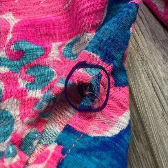 Lilly Pulitzer Women's Pink and Blue Shirt - Picture 11 of 11